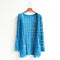 IMG 157 of Women Korean Mid-Length Loose Knitted Cardigan Sweater Tops Outerwear