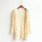 IMG 156 of Women Korean Mid-Length Loose Knitted Cardigan Sweater Tops Outerwear
