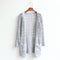 IMG 155 of Women Korean Mid-Length Loose Knitted Cardigan Sweater Tops Outerwear