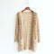 IMG 149 of Women Korean Mid-Length Loose Knitted Cardigan Sweater Tops Outerwear