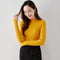 Img 2 - Slimming Half-Height Collar Women Tops Korean Long Sleeved Sweater