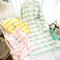 IMG 152 of Korean Striped Rainbow Fruit Pyjamas Sleeve Length Adorable Cartoon Pajamas Outdoor Loose Women Sleepwear