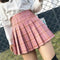 Img 2 - Pleated Women Student Chequered Summer Korean High Waist Black A-Line Skirt