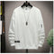 IMG 107 of Sweatshirt Long Sleeved Round-Neck Trendy Handsome Cotton Undershirt Tops Outerwear