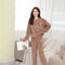 Img 2 - Fairy-Look Warm Pants Sets Women Thick Loungewear Pajamas Sweatshirt