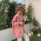 IMG 114 of Pink Casual Trendy Blazer Women Drape Summer Thin Elegant Petite chicSuit Outerwear