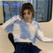 IMG 130 of Dye Sweatshirt Women Long Sleeved Korean Loose High Waist Short Tops ins Outerwear