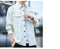 IMG 121 of Loose Long Sleeved Cargo Shirt Trendy Multi-Pockets Handsome Outerwear