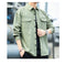 IMG 127 of Loose Long Sleeved Cargo Shirt Trendy Multi-Pockets Handsome Outerwear