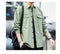 IMG 131 of Loose Long Sleeved Cargo Shirt Trendy Multi-Pockets Handsome Outerwear