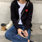 Img 4 - Korean Knitted Cardigan Women Long Sleeved Short Slim Look Undershirt Sweater Tops