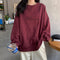 Sweatshirt Women Thin Popular Korean Student Loose Tops Outerwear