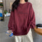 IMG 109 of Sweatshirt Women Non Thin Popular Korean Student Loose Tops Outerwear