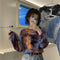 IMG 104 of Dye Sweatshirt Women Long Sleeved Korean Loose High Waist Short Tops ins Outerwear