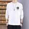 Long Sleeved Sweatshirt T-Shirt Slim Look Trendy Matching Tops Round-Neck Outerwear