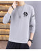 Img 9 - Long Sleeved Sweatshirt T-Shirt Slim Look Trendy Undershirt Tops Round-Neck