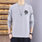 Long Sleeved Sweatshirt T-Shirt Slim Look Trendy Matching Tops Round-Neck Outerwear