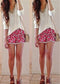 Img 7 - Hawaii Summer Women Floral Elastic Waist Shorts Beach Pants Beachwear