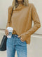 Img 6 - Popular Europe Casual High Collar Solid Colored Long Sleeved Women Pullover