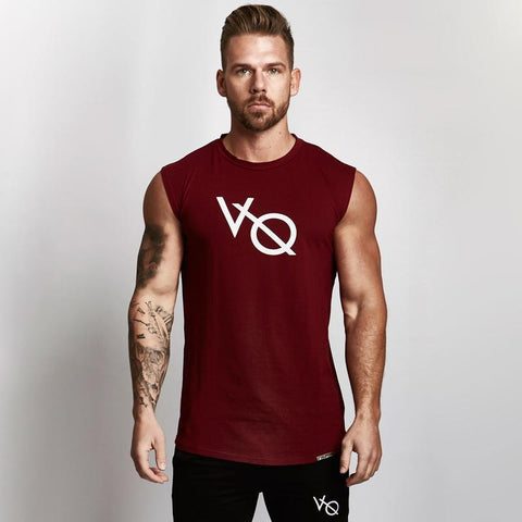 Muscle Fitness Sleeveless Sporty Men Tank Top Jogging Tops Slim Look Training Tank Top