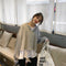 IMG 117 of Trendy False Two-Piece Sweatshirt Women Korean Loose All-Matching Niche Outerwear