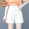 Img 1 - Stretchable Summer Plus Size Cotton Shorts Women Korean High Waist All-Matching Wide Leg Pants Loose Slim Look Casual