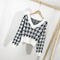 Img 3 - Western V-Neck Pullover Women Outdoor Short Slimming Knitted Tops Pullover