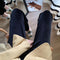 Img 6 - Culottes High Waist Wide Leg Women Loose Drape Floor Length Long Straight Casual Pants Culottes