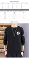 IMG 103 of Long Sleeved Sweatshirt T-Shirt Slim Look Trendy Undershirt Tops Round-Neck Outerwear