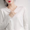 Img 3 - Sweater Women Solid Colored Round-Neck Folded Korean Slim Look Undershirt