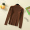 Img 20 - Half-Height Collar Women Long Sleeved All-Matching Slimming Fitted Sweater