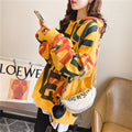 Img 3 - Loose Hooded Women Korean INS Street Style Lazy Long Sleeved Tops Sweatshirt