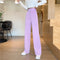 Img 7 - Plus Size Drape High Waist Wide Leg Pants Women Four Seasons Casual Loose Floor Length Suit Uniform