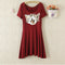 Img 6 - Summer Flare Kitty Short Sleeve Slimming Singlet Modal Dress