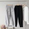 IMG 115 of Korean Women Elastic High Waist Solid Colored Harem Pants Casual Long Pants