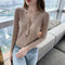 Img 7 - Outdoor Gentle Short Loose Cardigan Women Tops V-Neck Sweater