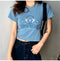 Img 2 - Short Sleeve T-Shirt Women Summer Korean Popular Embroidery Student Slim Look Tops