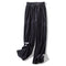 Img 9 - Wide Leg Pants Women High Waist Drape Straight Loose Slim-Look Sporty Casual Plus Size Floor Length Pants