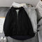 Img 1 - Zipper Cardigan Sweatshirt Women Hooded Korean Plus Size Loose Thick
