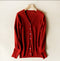 Img 9 - Knitted Cardigan Women V-Neck Wool Popular Short Sweater