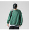 IMG 147 of Sweatshirt Round-Neck Long Sleeved Sporty Solid Colored Trendy Loose Student Outerwear