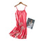 Img 15 - Pajamas Ice Silk Long Swan Strap Cardigan Women Dress