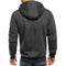 Img 5 - Sporty Fitness Jacquard Sweatshirt Cardigan Hooded