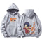 Couple Sweatshirt Hooded Loose Tops Outerwear