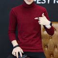Img 7 - High Collar Men Korean Solid Colored Casual Slimming Sweater