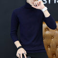 Img 8 - High Collar Men Korean Solid Colored Casual Slimming Sweater
