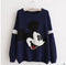 Mickey Mouse Sweater Women Thick College Loose Student Korean Outerwear