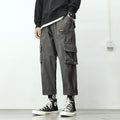 Img 13 - ins Street Style Men Trendy Straight Loose Student All-Matching Japanese Casual Long Korean Cargo Pants