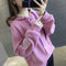 Loose College Sweatshirt Women Hoodies Tops All-Matching Student Korean Outerwear