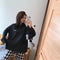 Img 3 - Chequered Sets Pajamas Women Cartoon Loose Long Sleeved Casual Korean Color-Matching Loungewear Outdoor